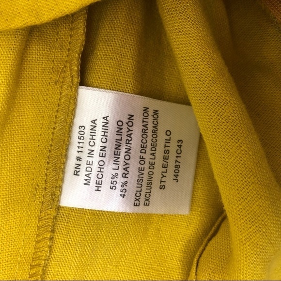 June & Hudson Ruffle Hem Linen Blend Shorts - Picture 5 of 9